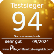 Testbadge von sanus-plus.de