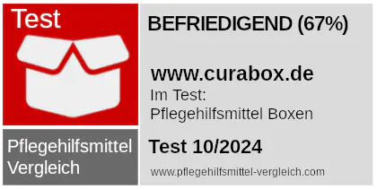 curabox Test Badge, Wertung: Befriedigend