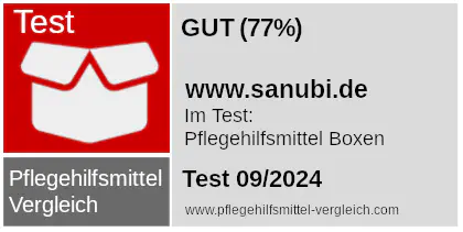 sanubi Testbadge, Wertung: Gut